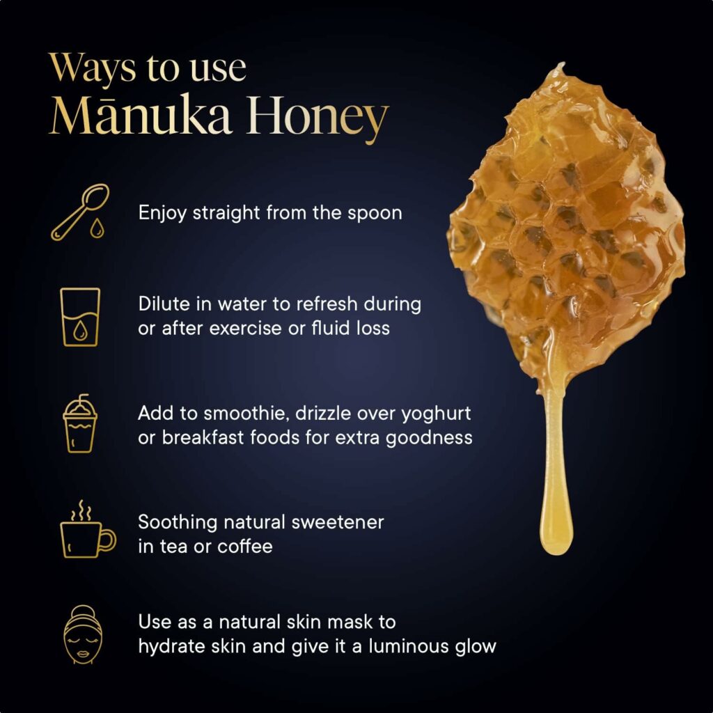 Manuka Health UMF 13+/MGO 400+ Manuka Honey (250g/8.8oz), Superfood, Authentic Raw Honey from New Zealand