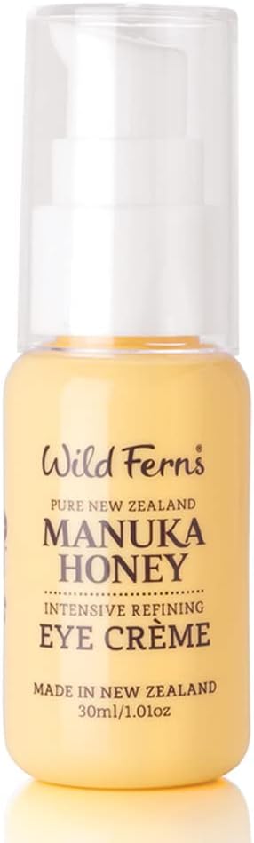 Wild Ferns Manuka Honey Intensive Refining Eye Crème, 92% Natural, 30 milliliters